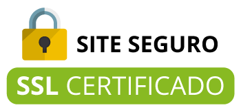 Pagamento criptografado SSL 256-bit